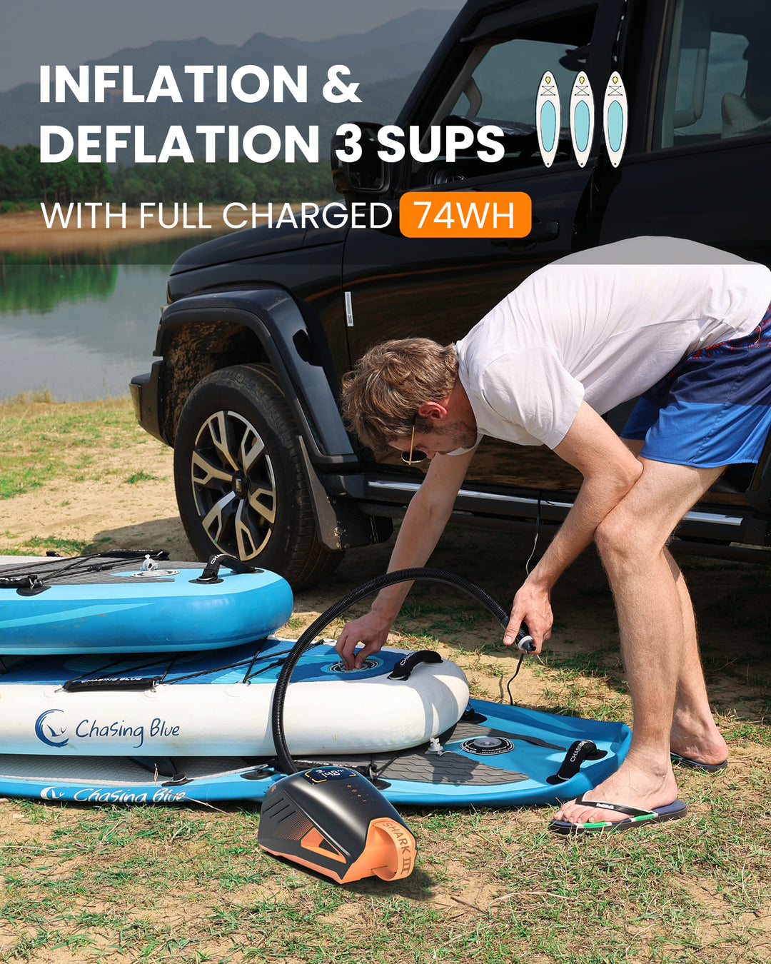 Outdoor Master Shark 3 - Electric SUP Pump