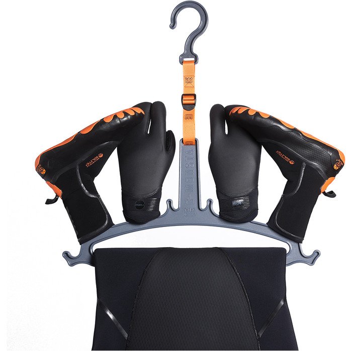 C-Monsta Wetsuit Hanger With Wetsuit Boots and Wetsuit Gloves