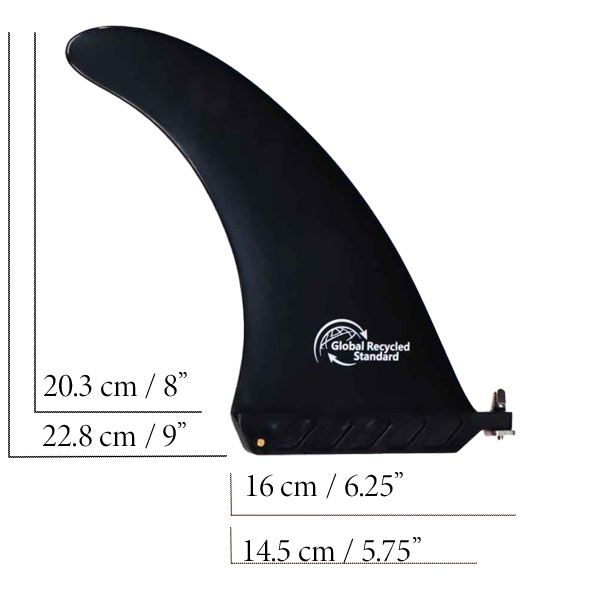 8inch Eco SUP Fin In Black