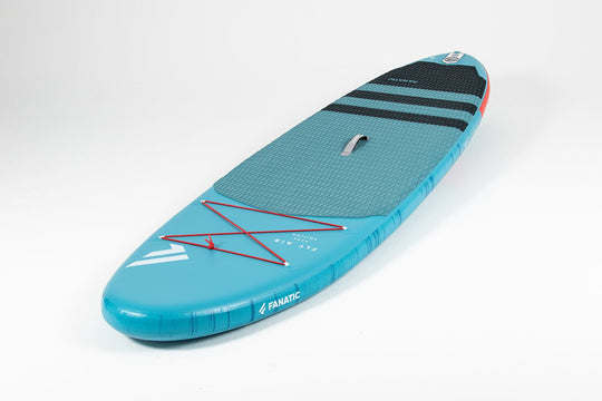 Fanatic Fly Air 10'8 Paddleboard in Blue Front View