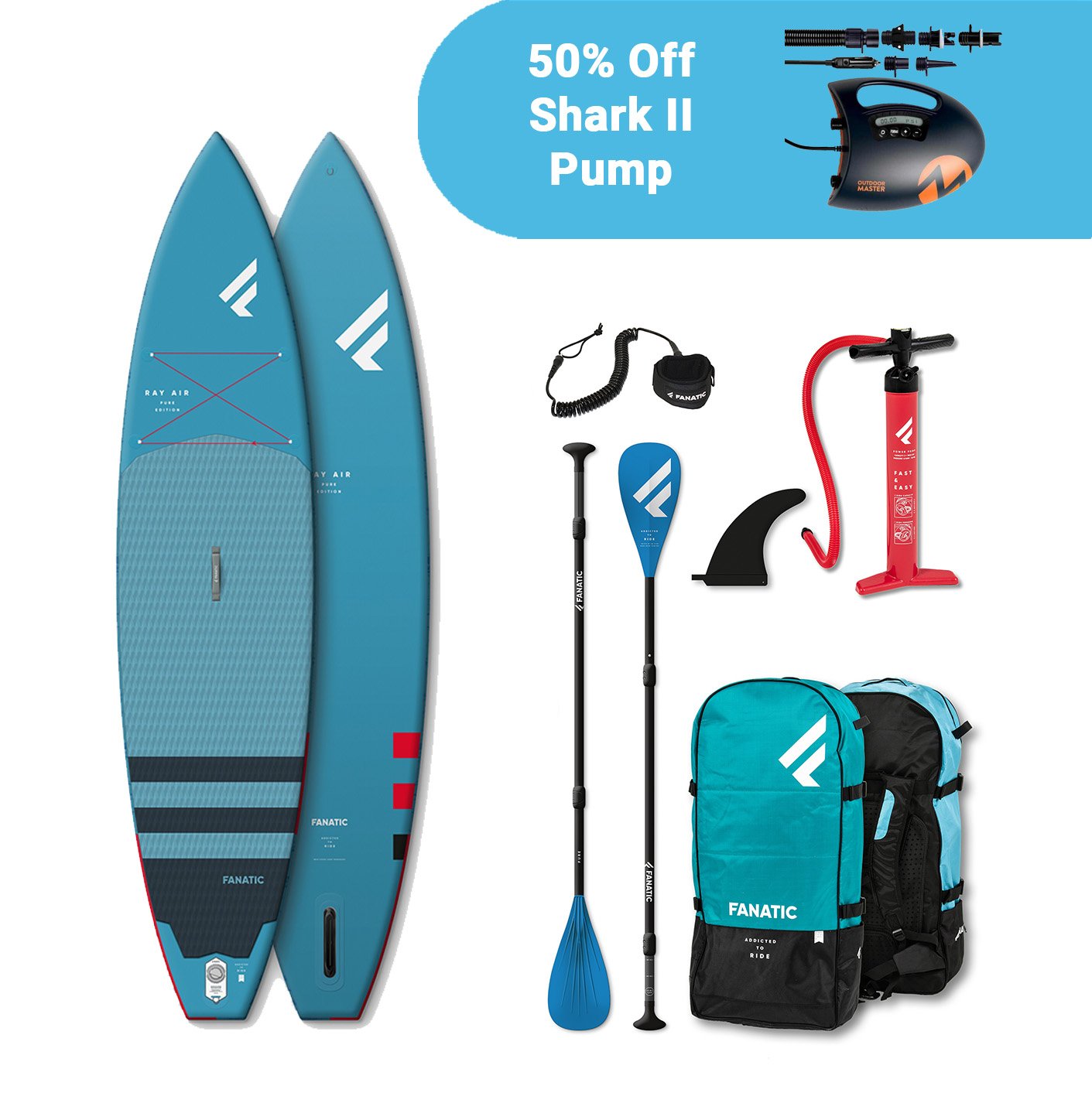 Fanatic Ray Air Pure 12'6 Package