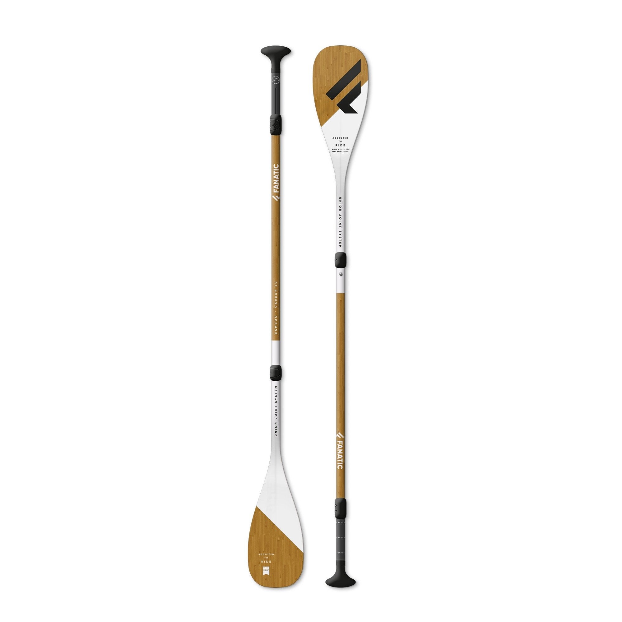 Fanatic Bamboo SUP Paddle 50% Carbon Studio Image