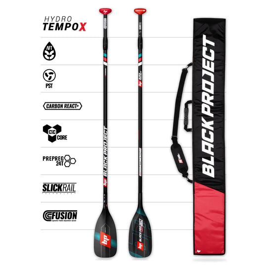 Black Project SUP Hydro TempoX Paddle - Adjustable