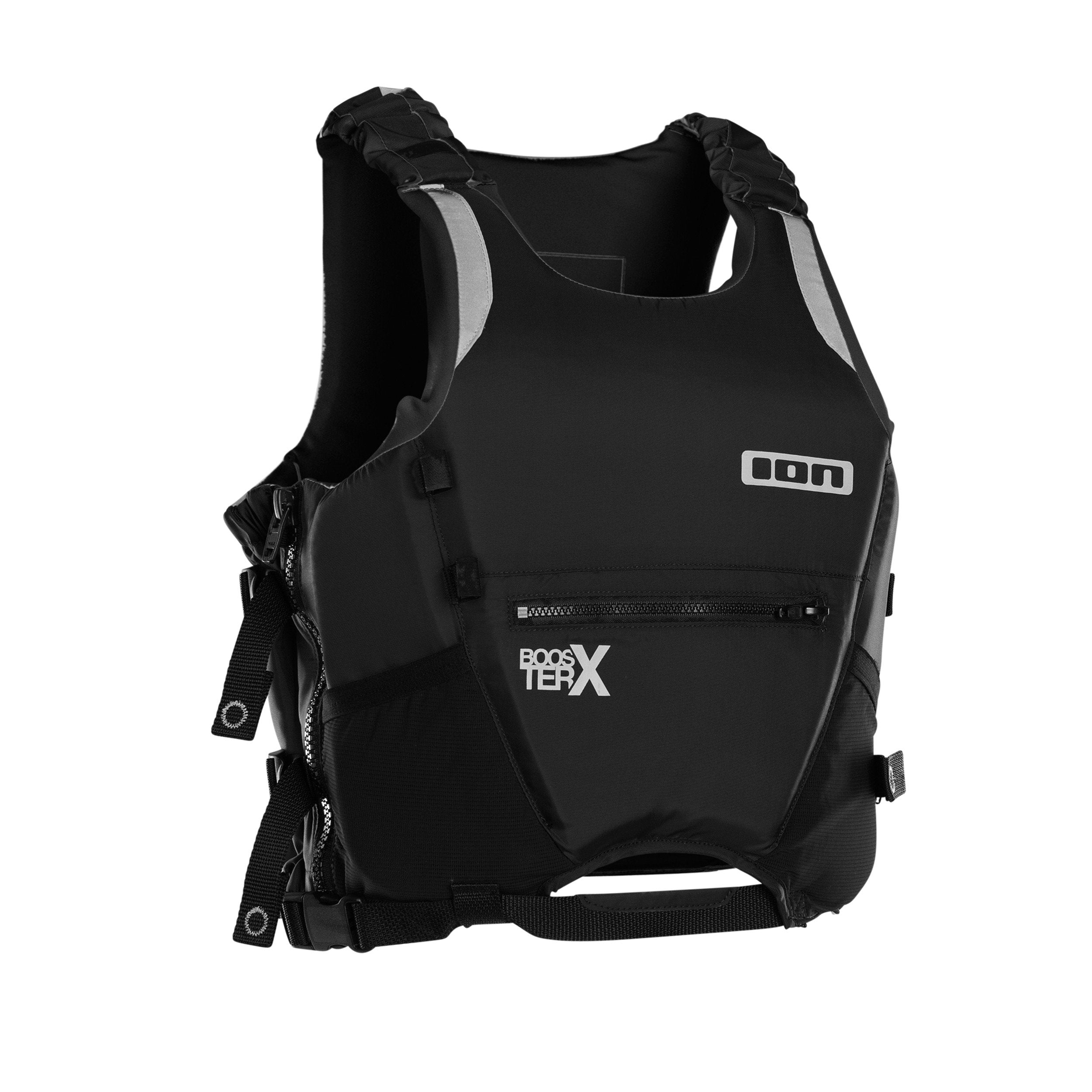 Black ION Booster X Vest Side Zip Buoyancy Aid