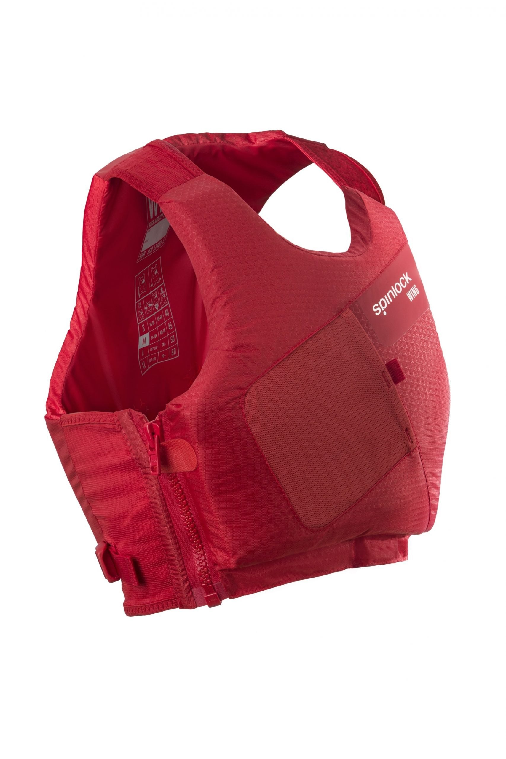 Red Spinlock Wing Buoyancy Aid Studio Image