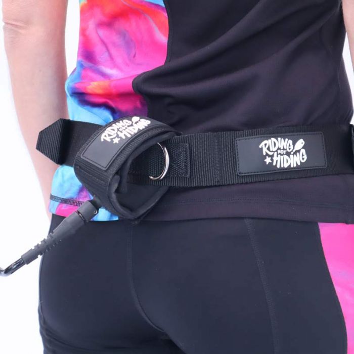 Riding Not Hiding Quick Release SUP Belt Back View